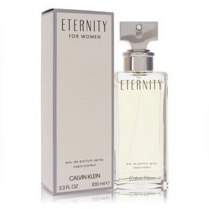 Calvin Klein Eternity For Women Eau de Parfum Spray, 3.3 oz.⭐️Authentic⭐️